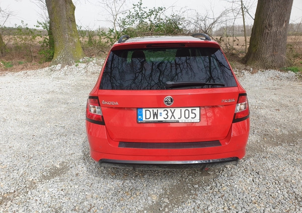 Skoda Fabia cena 50900 przebieg: 61159, rok produkcji 2016 z Wrocław małe 596